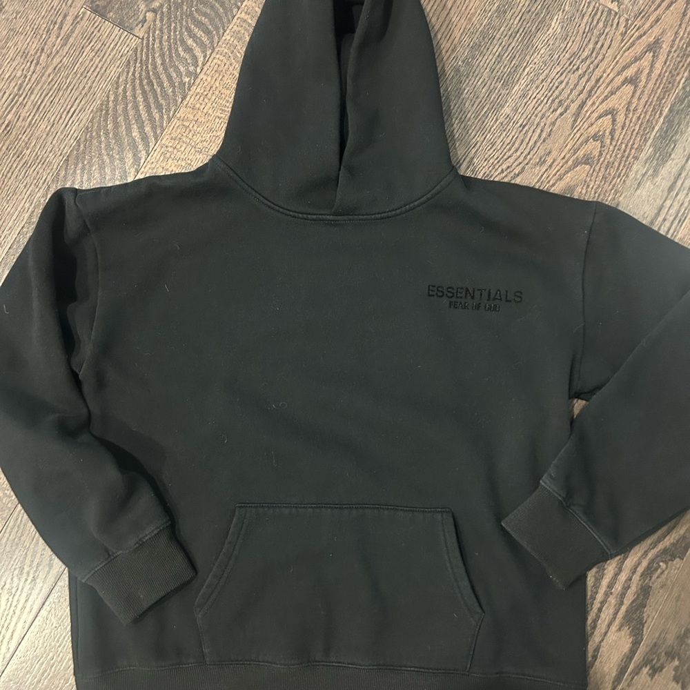Essentials Charcoal Hoodie for Men